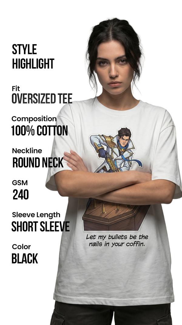 Granger Oversized T-Shirt – Streetwear | Mobile Legends | Toxikiing