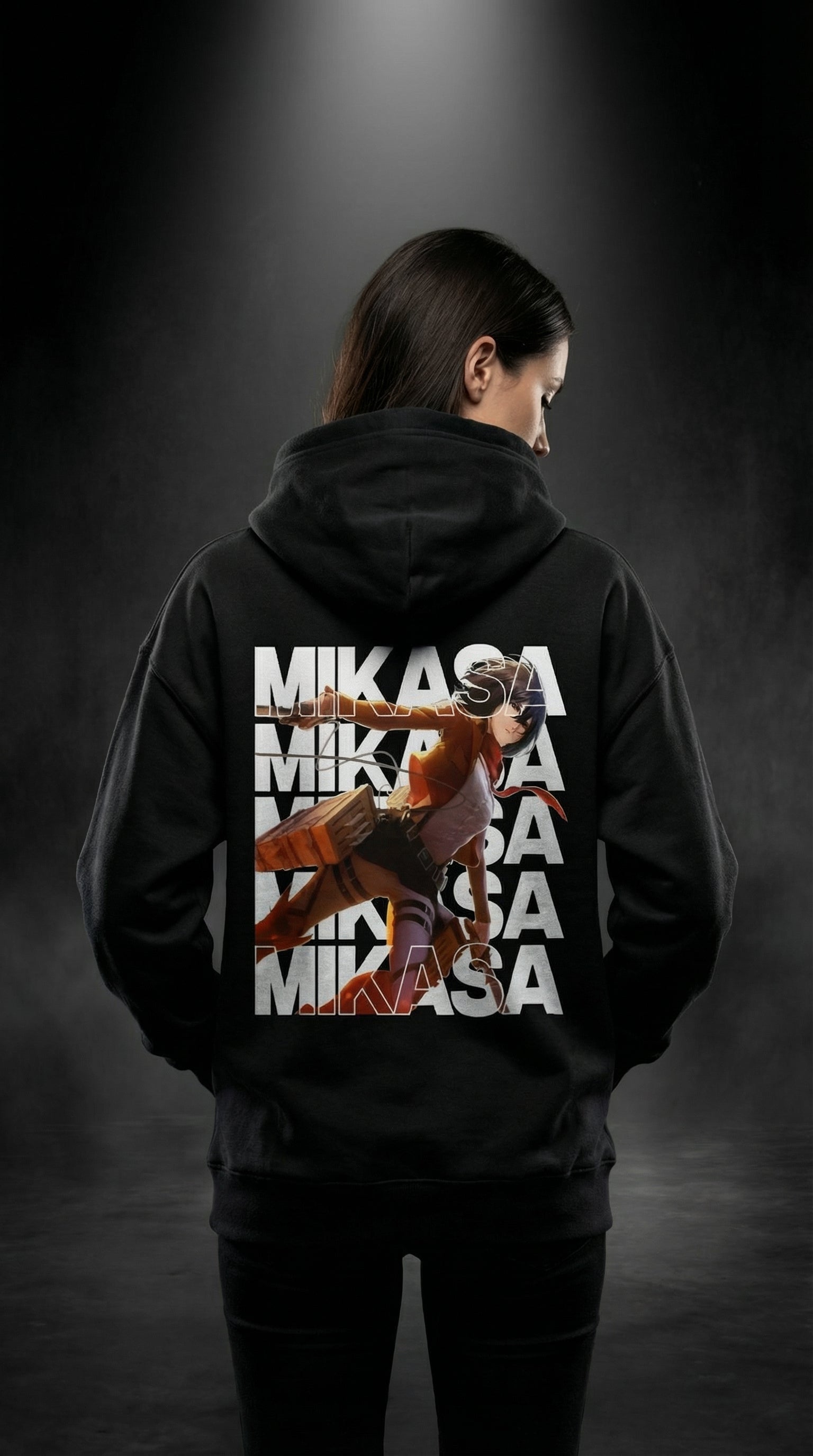 Fanny Mikasa Oversized Hoodie – Streetwear | Mobile Legends | Toxikiing