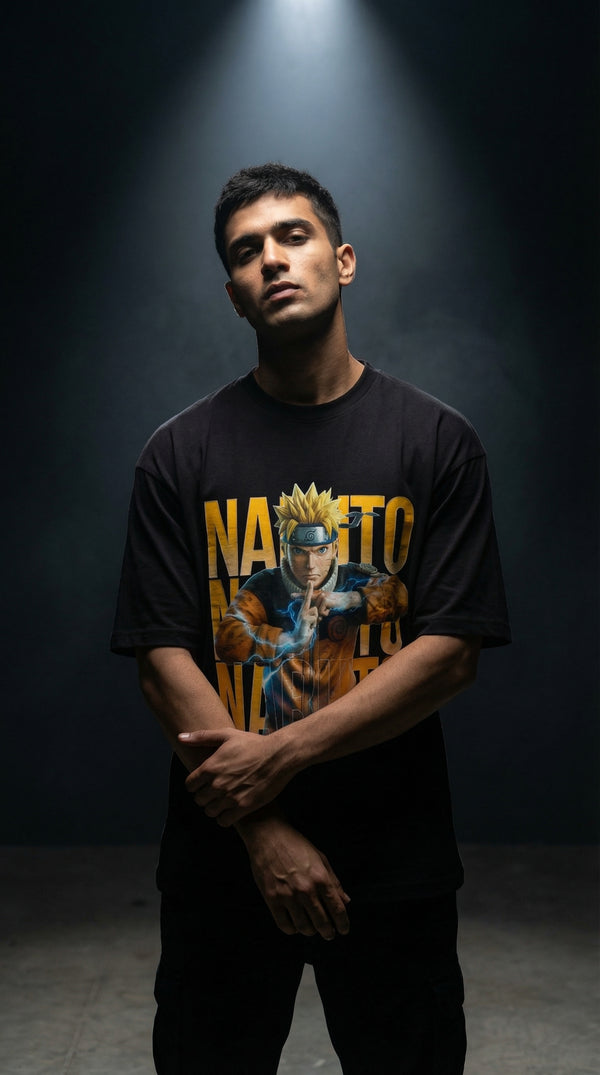 Naruto Oversized T-Shirt – Anime Streetwear | Toxikiing