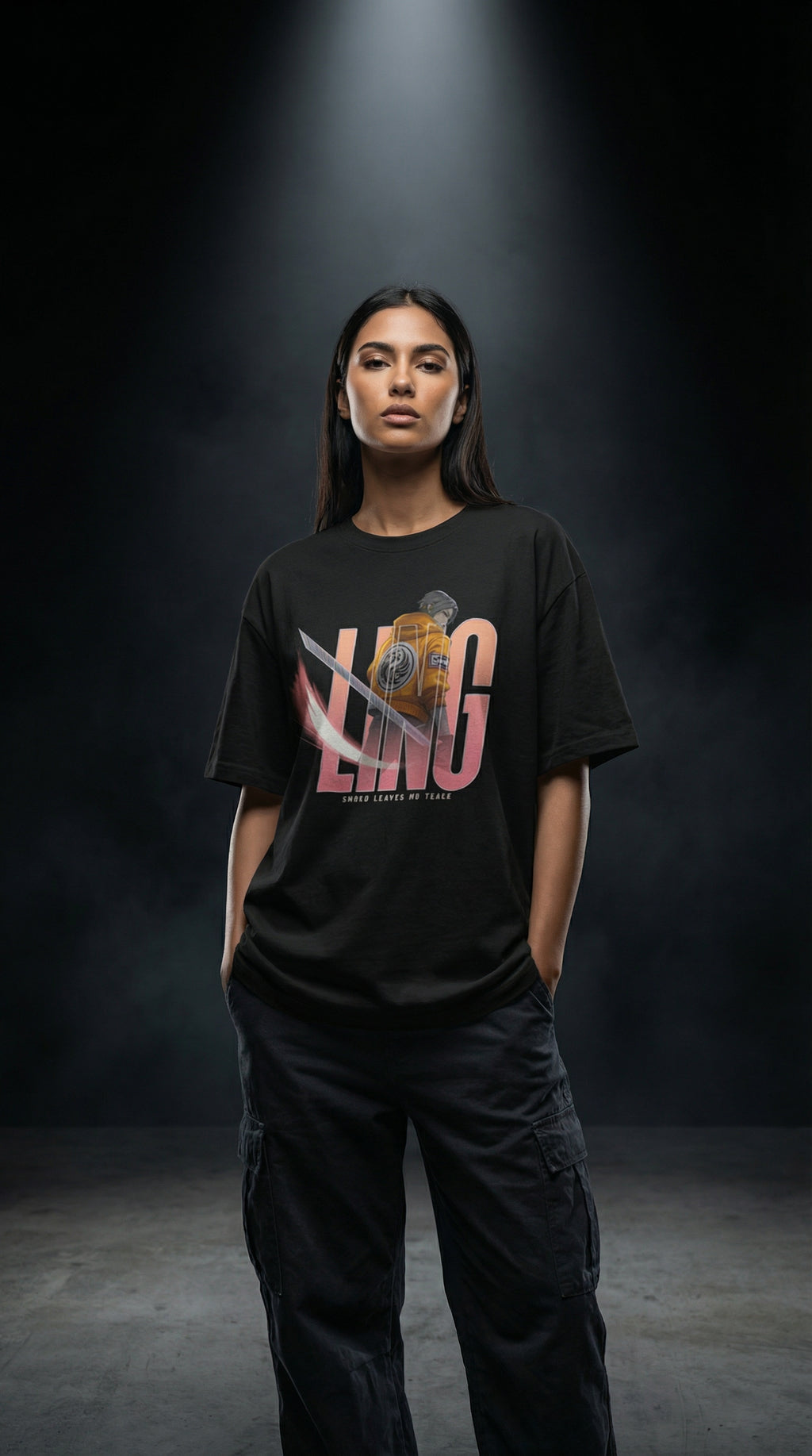 Ling Street Punk Oversized T-Shirt – Streetwear | Mobile Legends Toxikiing