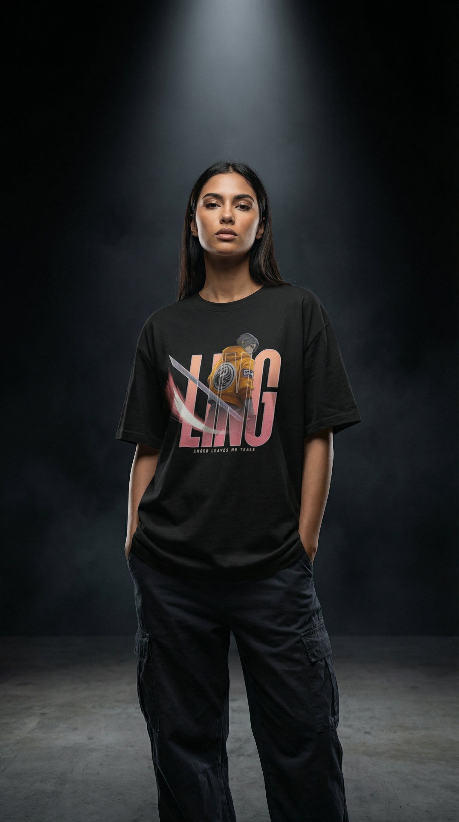 Ling Street Punk Oversized T-Shirt – Streetwear | Mobile Legends Toxikiing