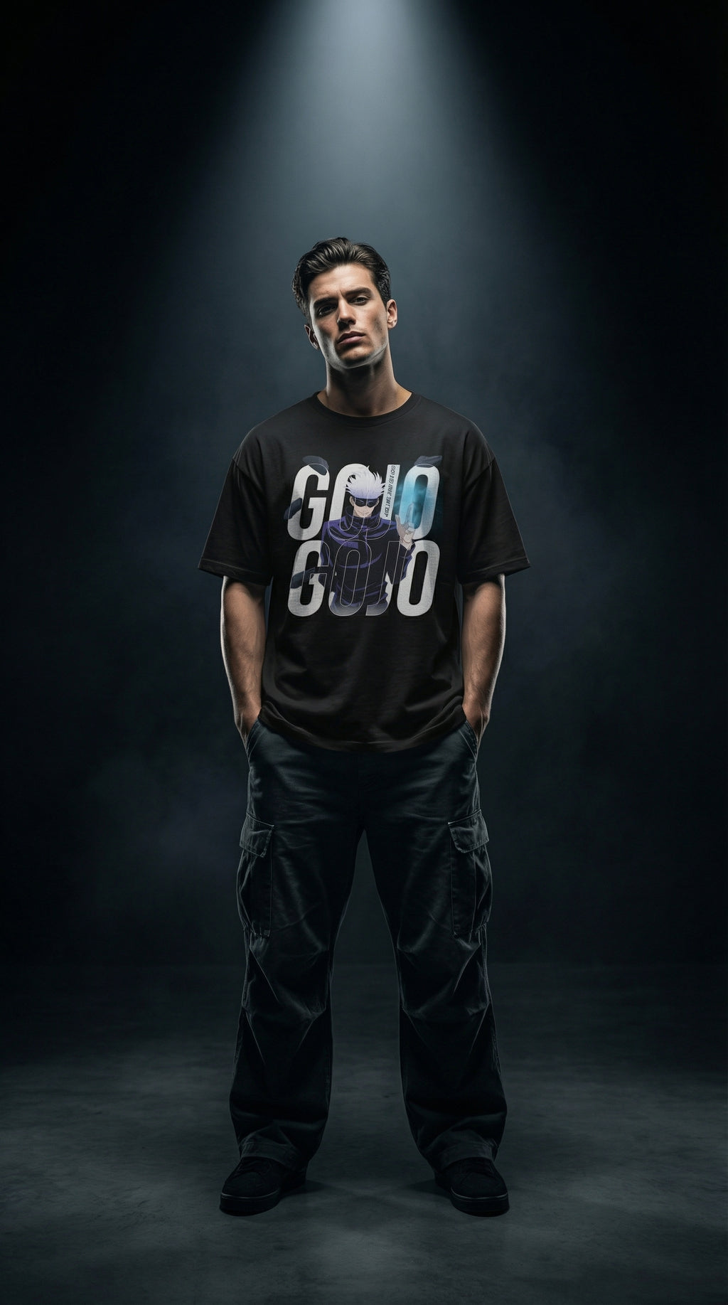 Xavier Gojo Oversized T-Shirt – Streetwear | Mobile Legends x Jujutsu Kaisen﻿ Toxikiing