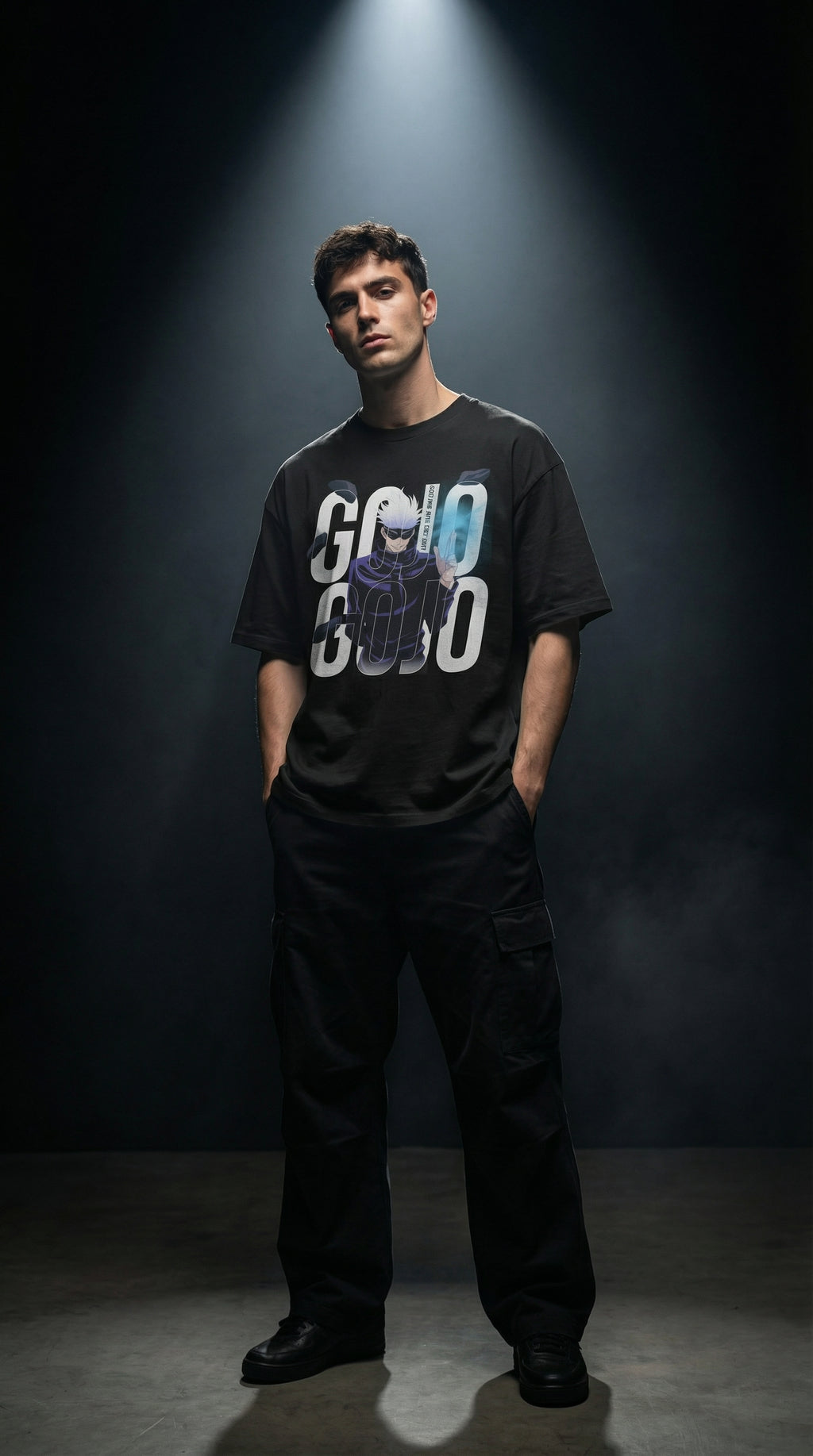 Xavier Gojo Oversized T-Shirt – Streetwear | Mobile Legends x Jujutsu Kaisen﻿ Toxikiing