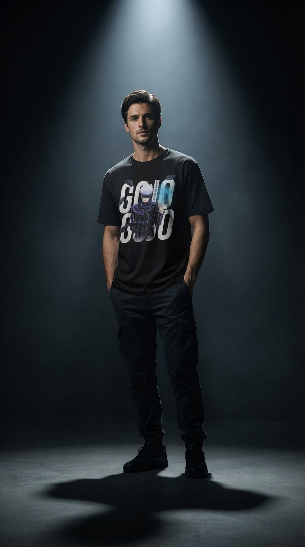 Xavier Gojo Oversized T-Shirt – Streetwear | Mobile Legends x Jujutsu Kaisen﻿ Toxikiing