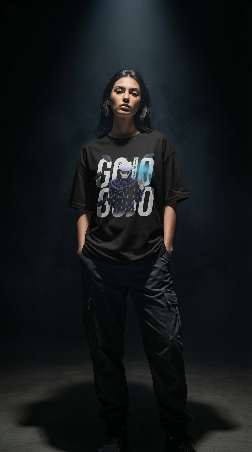 Xavier Gojo Oversized T-Shirt – Streetwear | Mobile Legends x Jujutsu Kaisen﻿ Toxikiing