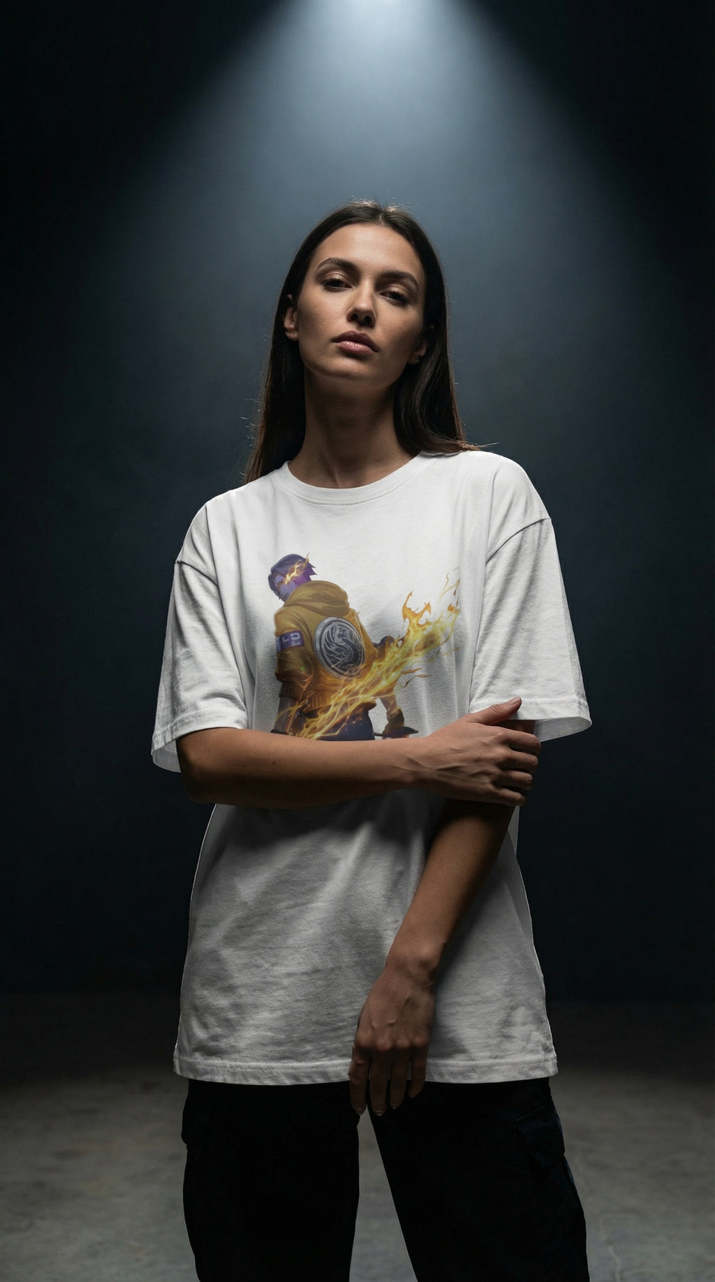 Ling Serena Plume Oversized T-Shirt – Streetwear | Mobile Legends Toxikiing