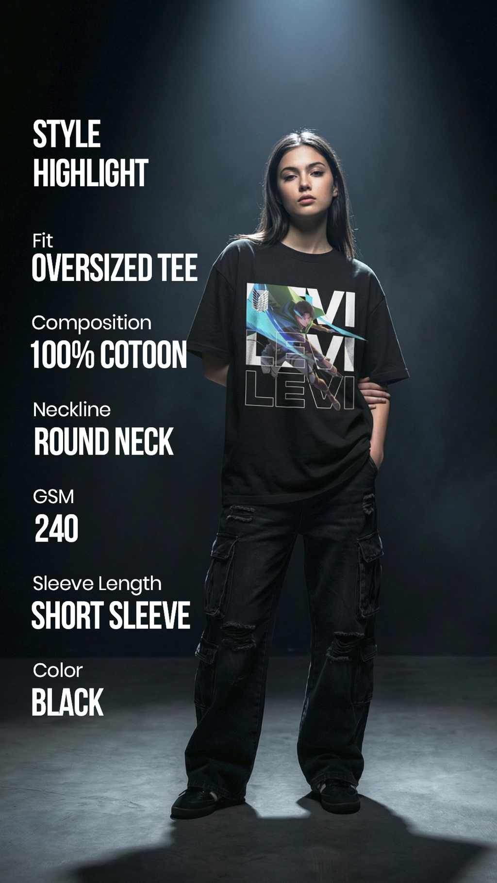 Martis Levi Oversized T-Shirt – Streetwear | Mobile Legends Toxikiing