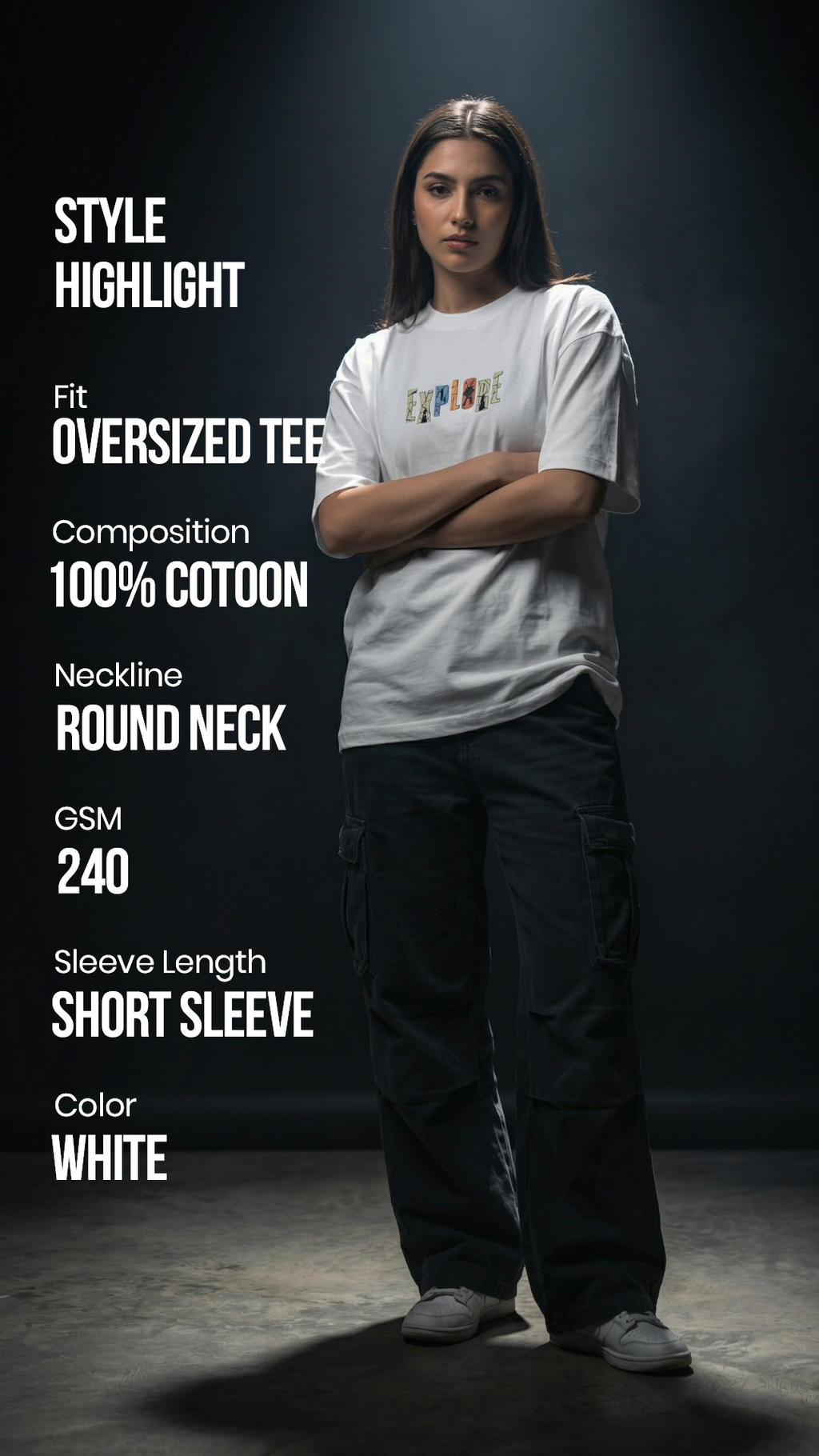 Explore Oversized T-Shirt – Minimal Streetwear | Toxikiing