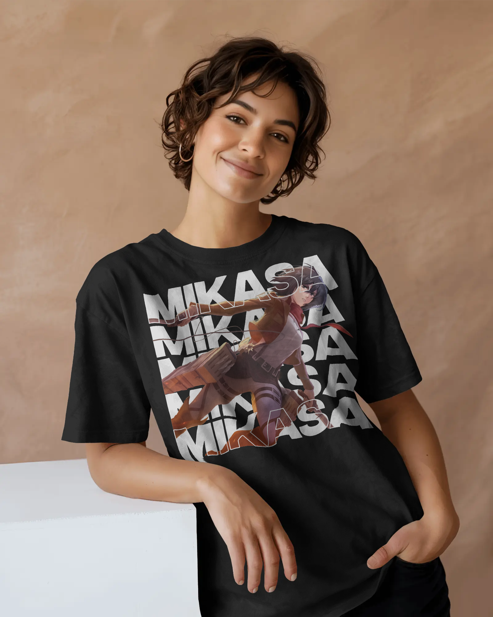 Fanny Mikasa Oversized T-Shirt – Streetwear | Mobile Legends Toxikiing