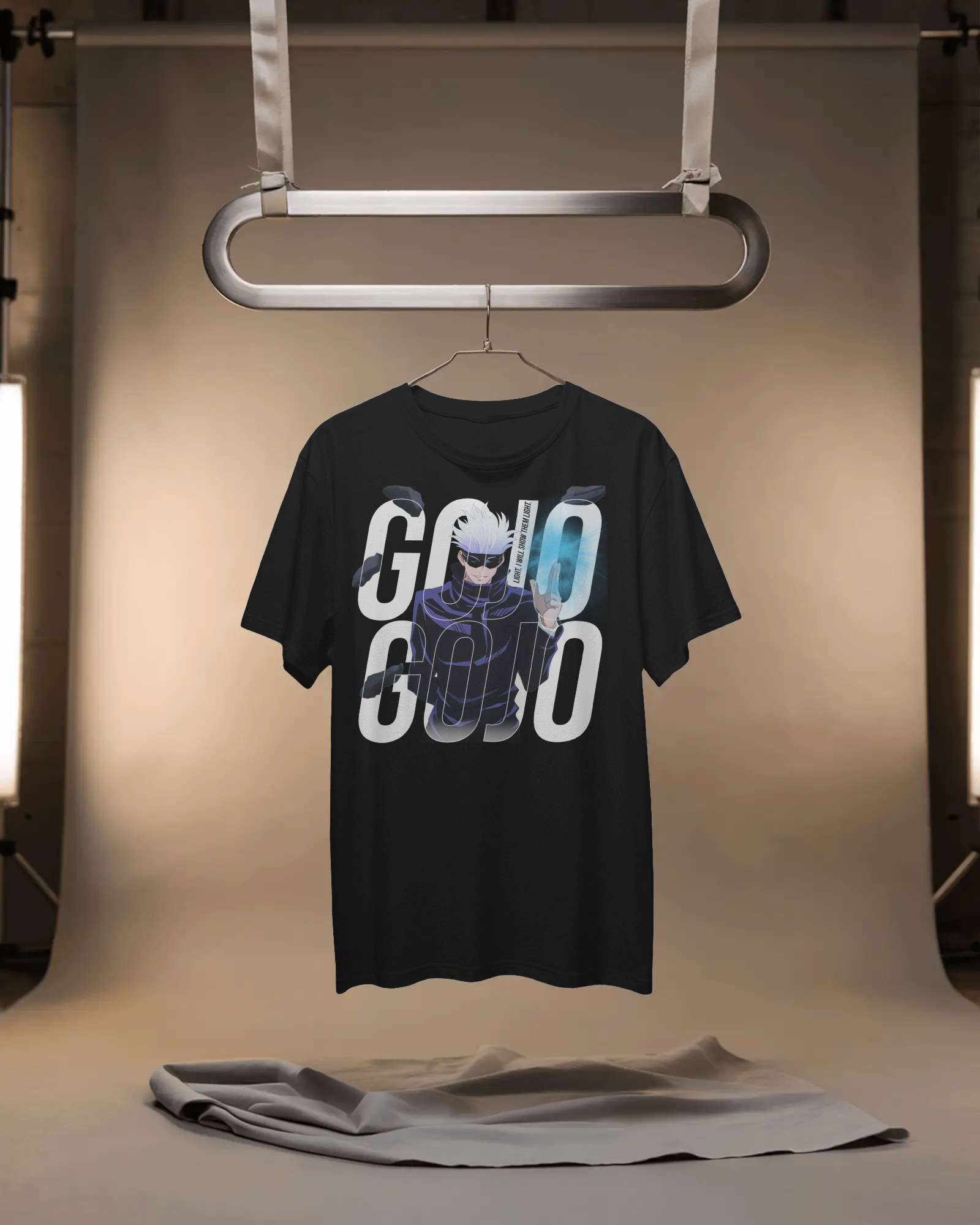 Xavier Gojo Oversized T-Shirt – Streetwear | Mobile Legends x Jujutsu Kaisen﻿ Toxikiing
