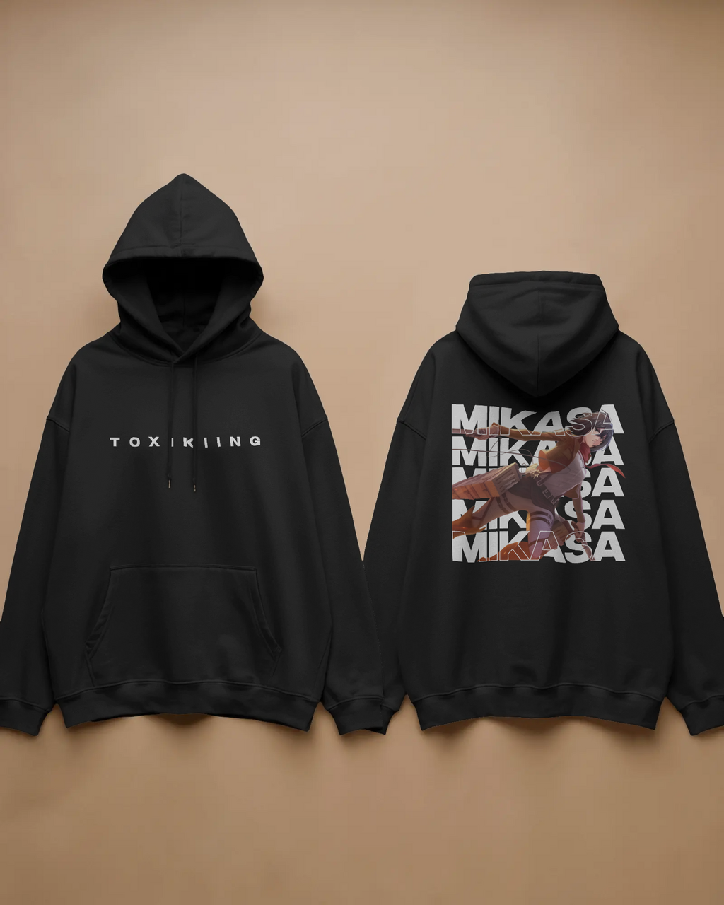 Fanny Mikasa Oversized Hoodie – Streetwear | Mobile Legends | Toxikiing