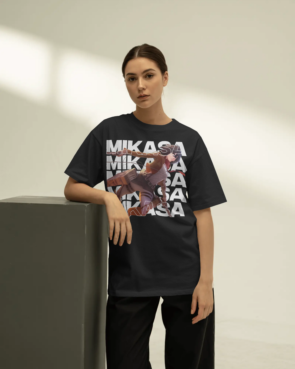 Fanny Mikasa Oversized T-Shirt – Streetwear | Mobile Legends Toxikiing