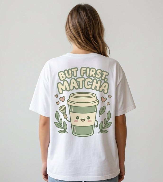 But First, Matcha Oversized T-Shirt