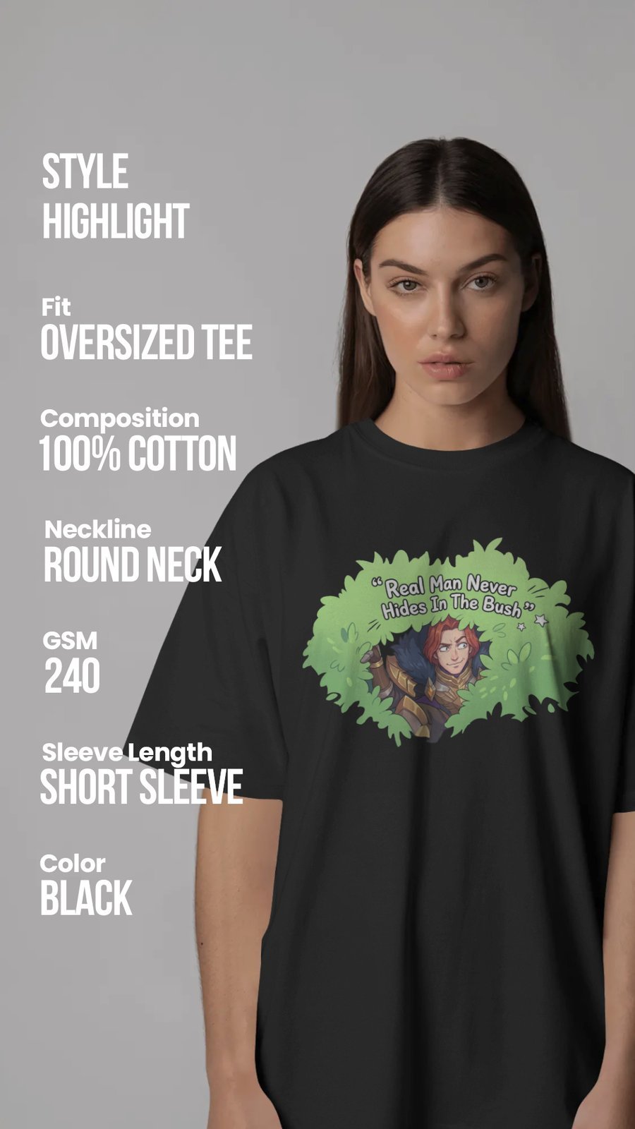 Tigreal Oversized T-Shirt - Image 2