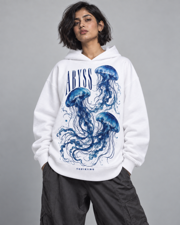 Abyss Bloom Oversized Hoodie