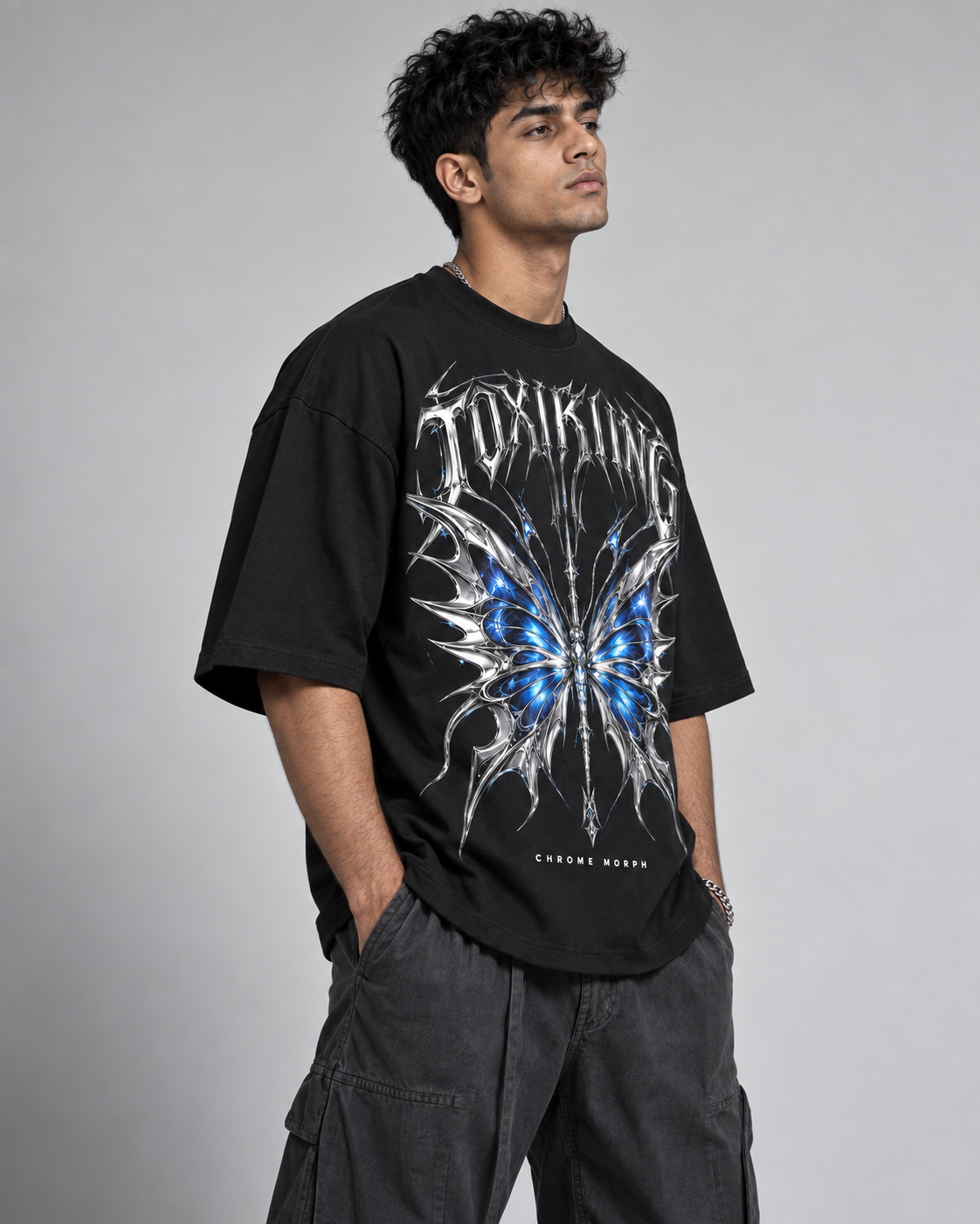 Chrome Morph Oversized T-Shirt - Image 2