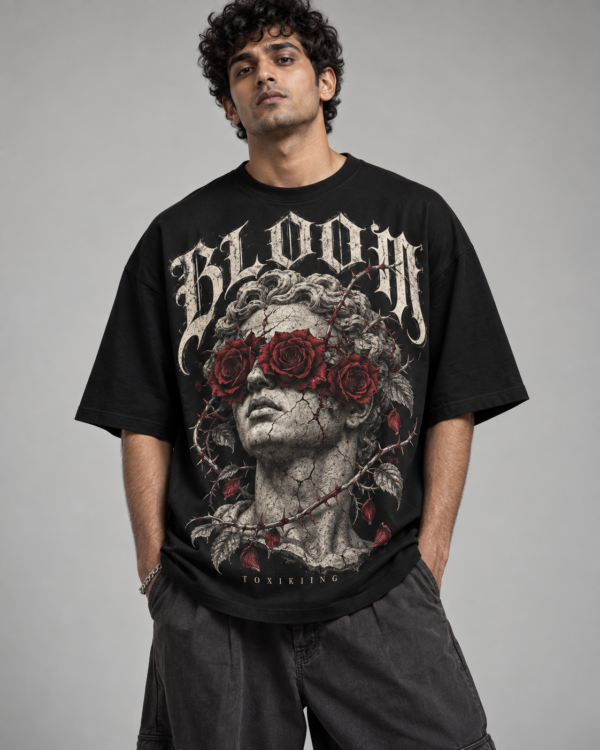 Concrete Bloom Oversized T-Shirt