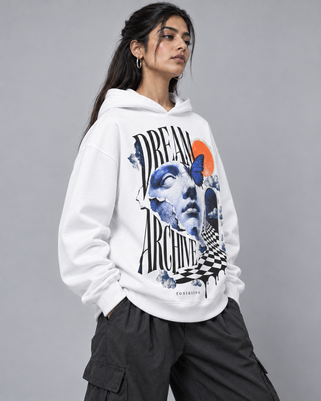 Dream Archive Oversized Hoodie - Image 2