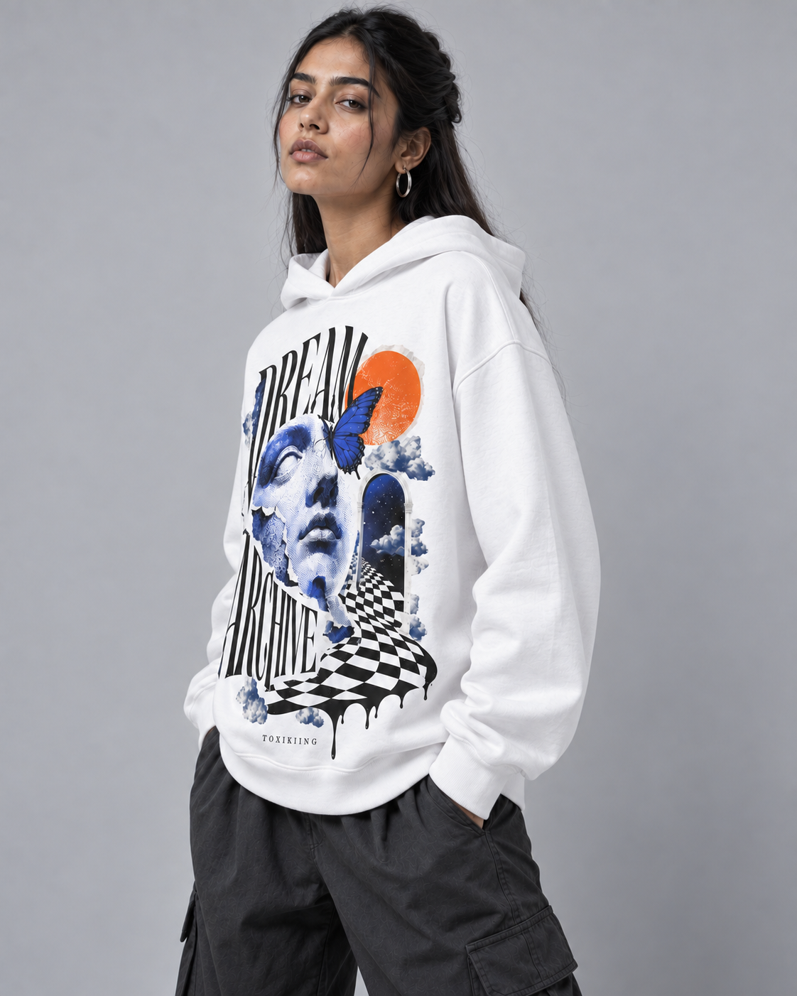 Dream Archive Oversized Hoodie - Image 3