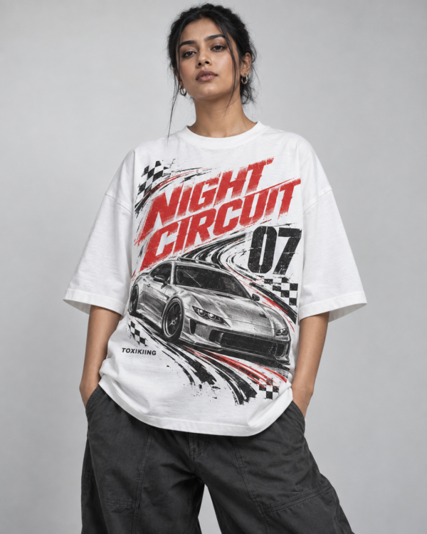 Night Circuit Oversized T-Shirt