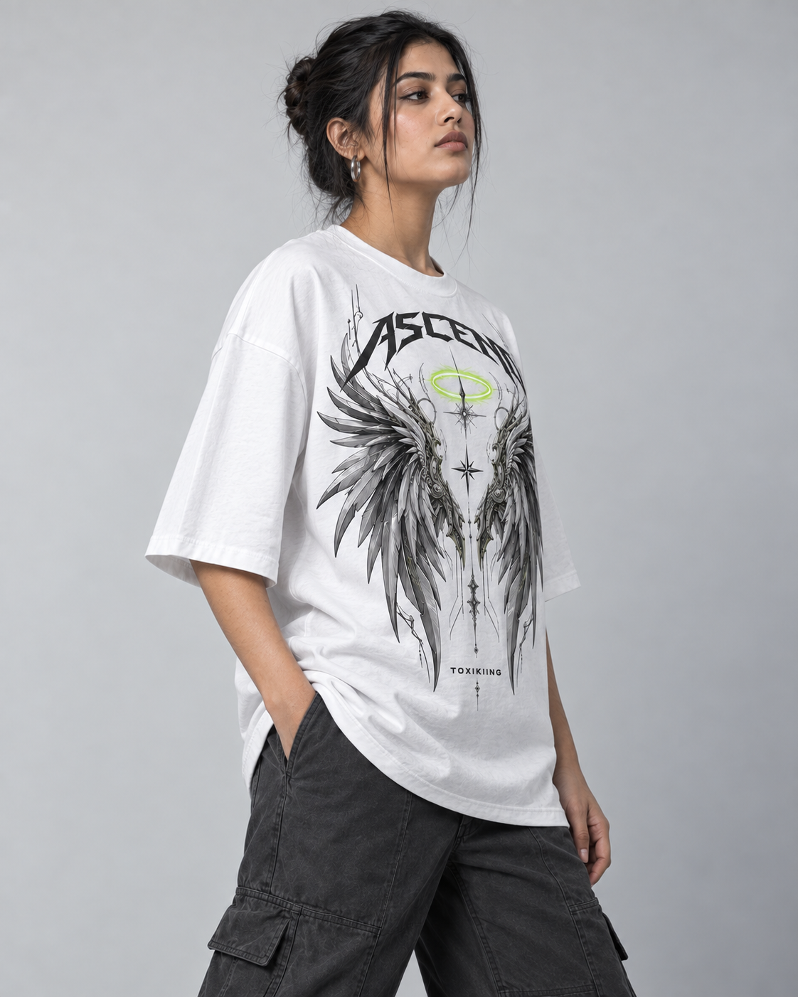 Signal Wings Oversized T-Shirt - Image 2