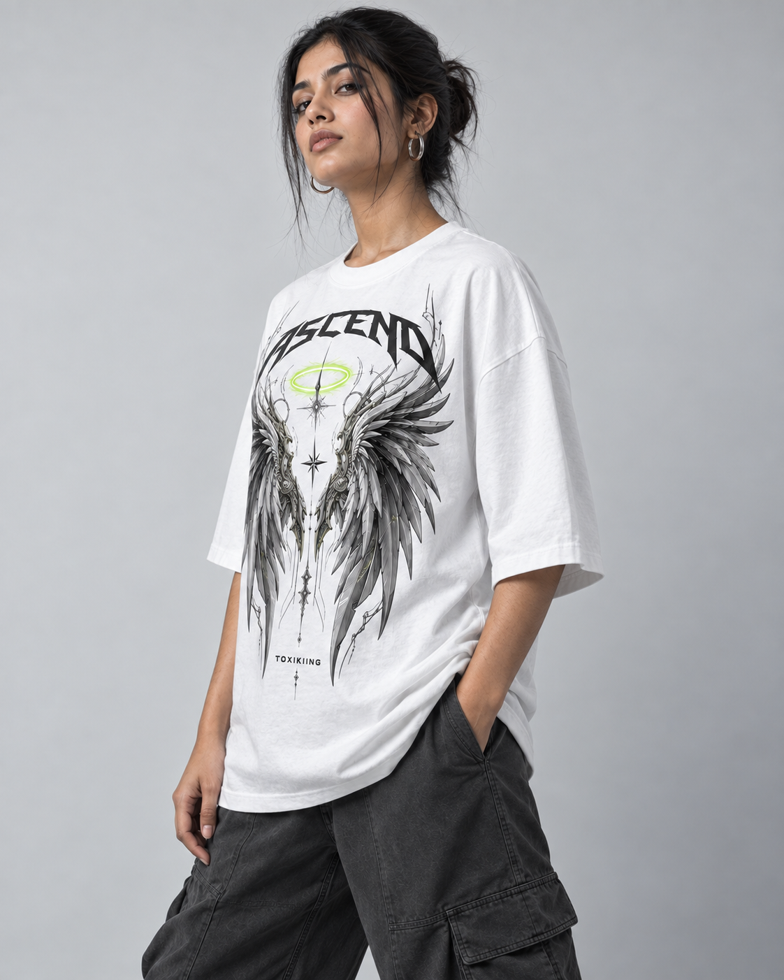 Signal Wings Oversized T-Shirt - Image 3
