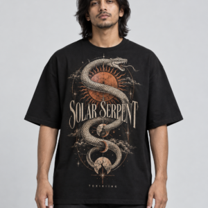 Solar Serpent Oversized T-Shirt