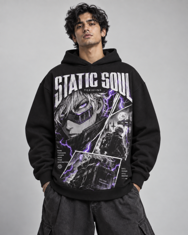 Static Soul Oversized Hoodie