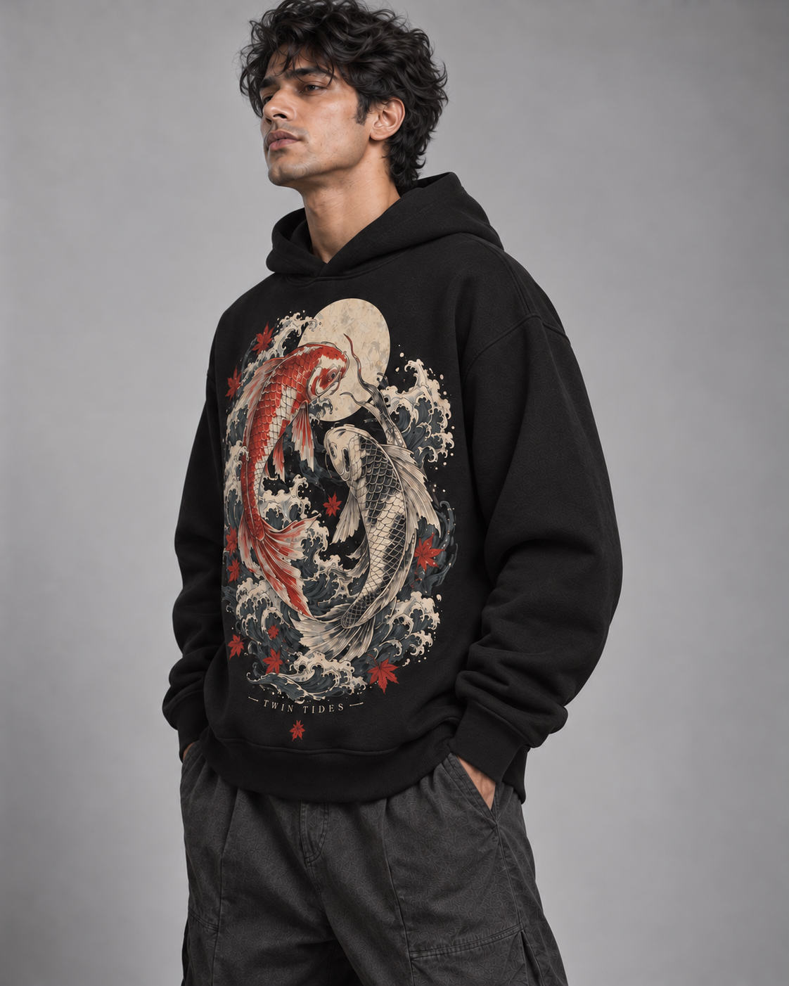Twin Tides Oversized Hoodie - Image 3